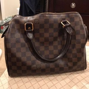 Brown Checkered Bage